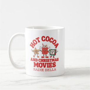 Caneca De Café Filmes De Cacau Quente E De Natal