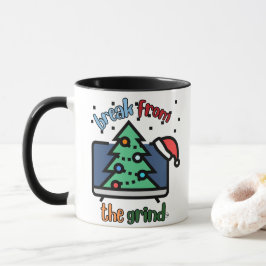 Caneca de Café Filmes de Natal em Casa