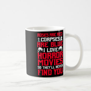 Caneca De Café Filmes de terror filme de suspense fãs de Hallowee