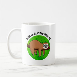Caneca De Café Filo-preguiçoso Funny Animal Sloth Pun
