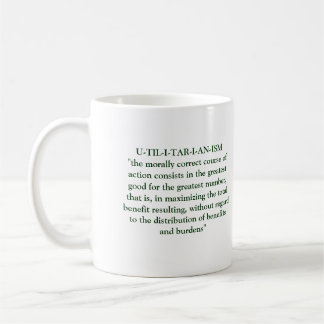 Caneca De Café Filosofia utilitarista