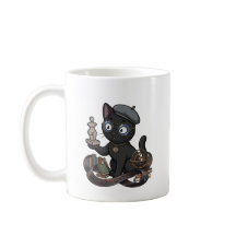 Filósofo da Arte Gato Preto Escultor com Sistema S