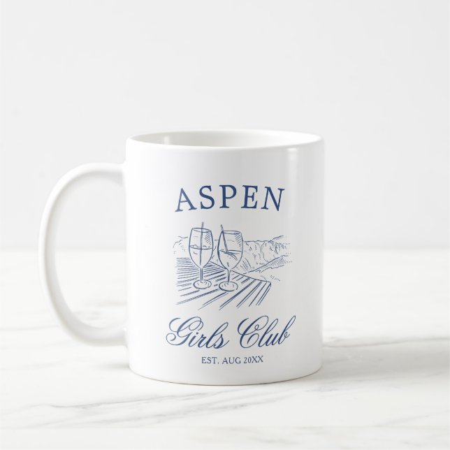 Caneca De Café Fim de Semana Après Ski Com a Noiva Para Ser Bach (Esquerda)