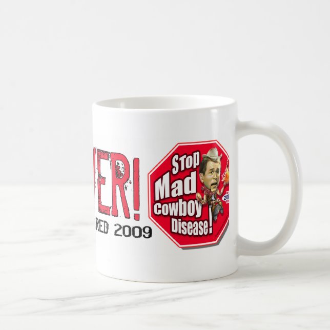 Caneca De Café Fim de um erro: Mais mau nunca! (Direita)