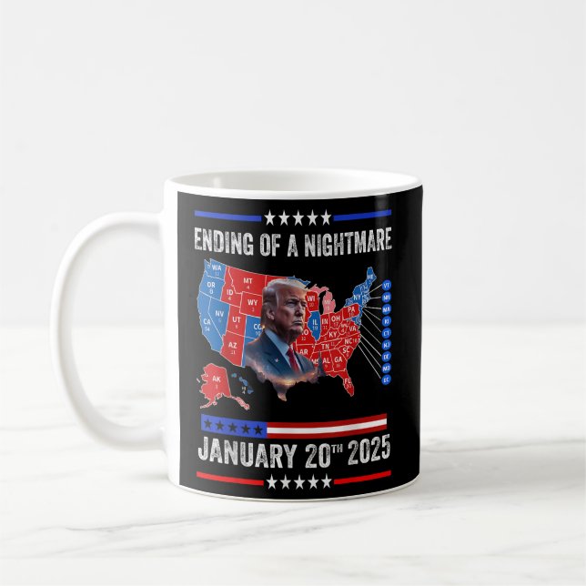 Caneca De Café Fim De Um Pesadelo 20 De Janeiro De 2025 (Esquerda)
