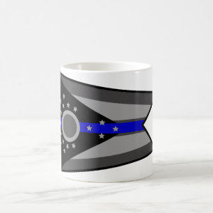 CANECA DE CAFÉ FINA DA BANDEIRA DO ESTADO DE BLUE