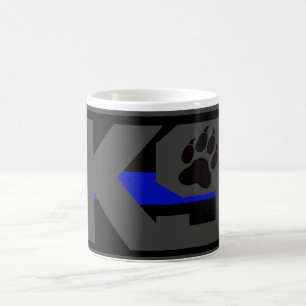 CANECA DE CAFÉ FINA DA POLÍCIA DA UNIDADE DE BLU