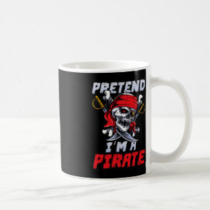 Caneca De Café Fingir que sou um Dia de as Bruxas engraçado de fe