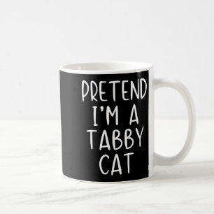 Caneca De Café Fingir que Sou um Gato Tabby Fantasia Halloween Si