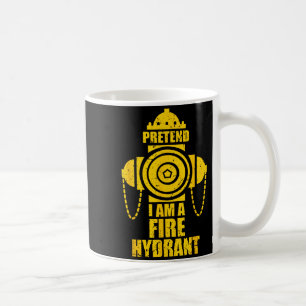 Caneca De Café Fingir Um Hidrante de Incêndio Festa Preguiçosa de