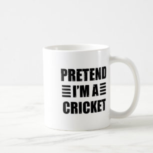 Caneca De Café Finja Que Sou Um Grilo Preguiçoso Divertido Fácil