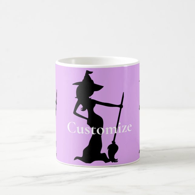 Caneca De Café Finja que sou uma bruxa Thunder_Cove (Centro)