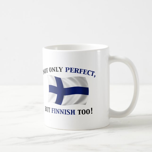 Caneca De Café Finlandês e perfeito (Direita)