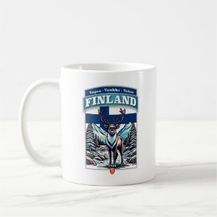 Caneca De Café Finlândia Escandinávia Reindement Europe