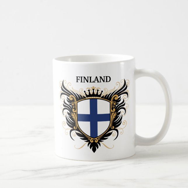 Caneca De Café Finlandia [personalize] (Direita)