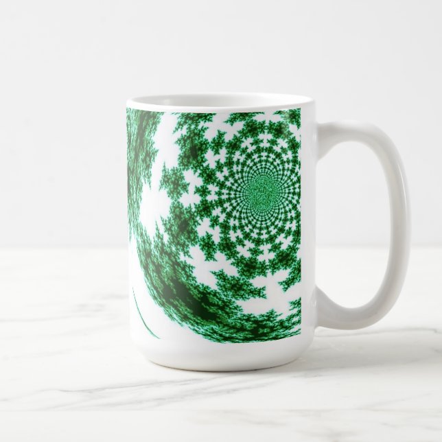 Caneca De Café Fio Verde Torcido (Direita)