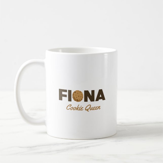 Caneca De Café Fiona cookie rainha (Esquerda)