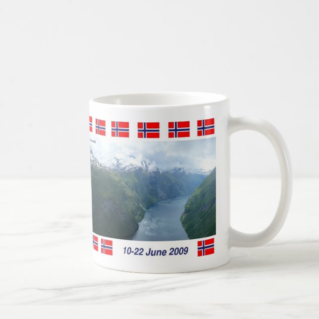 Caneca De Café Fiorde de Geiranger, Noruega (Direita)