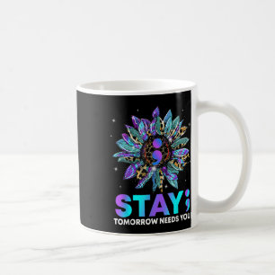 Caneca De Café Fique; Amanhã Precisa De Você Prevenção Contra Sui