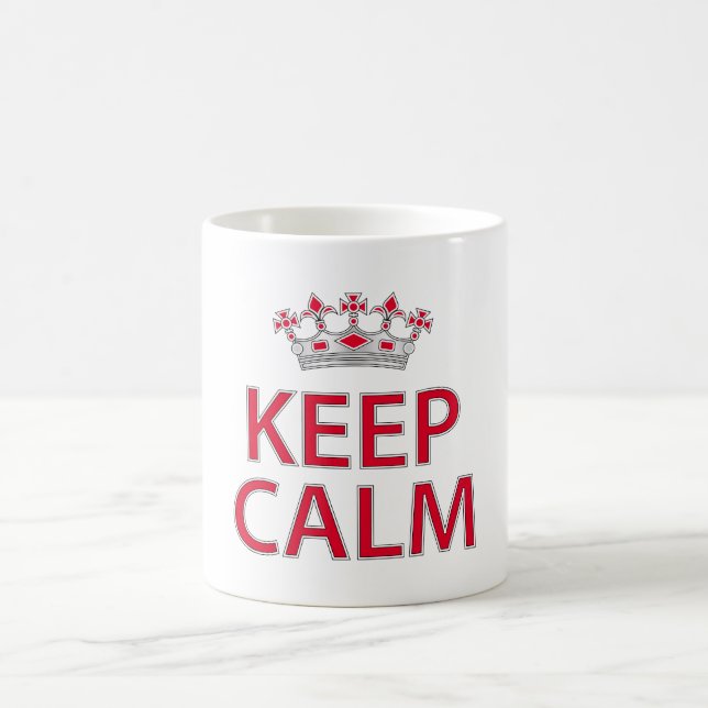 Caneca De Café Fique calmo (Centro)