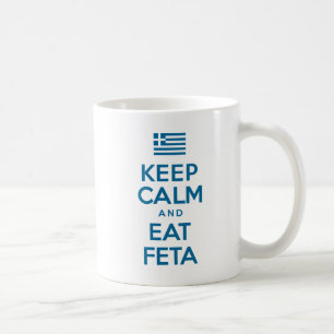 Caneca De Café Fique Calmo E Coma Feta Mug
