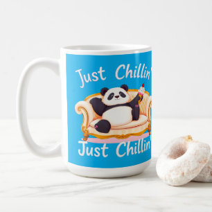 Caneca De Café Fique calmo e fique calmo com Sorvete