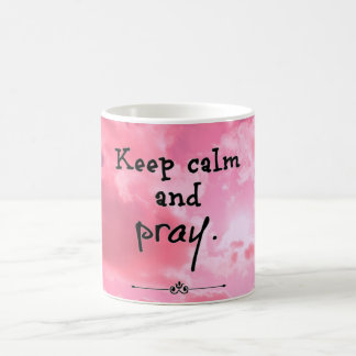 Caneca De Café Fique Calmo E Reze Mug