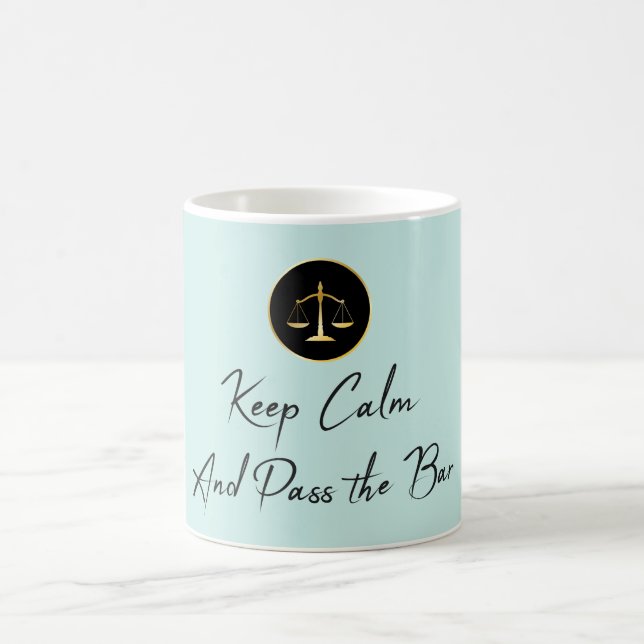 Caneca De Café Fique Calmo. Passe o Bar. (Centro)