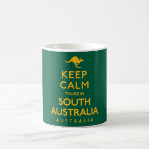 Caneca De Café Fique calmo, você está no sul da Austrália!