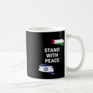Caneca De Café Fique Com A Paz. Camisa Palestina de Israel. Diga