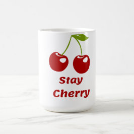 Caneca De Café Fique com Cherry Cute Mug para Café e Tea Love