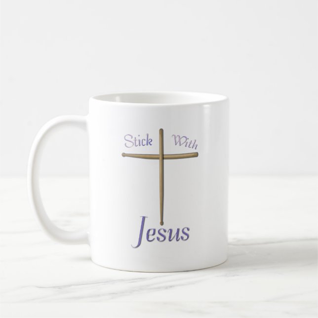 Caneca De Café Fique com Jesus Christian Drummer (Esquerda)