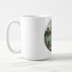 Caneca De Café Fique Curioso Cryptid Aconchegante Nessie Monstro