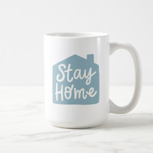 Caneca De Café Fique em casa