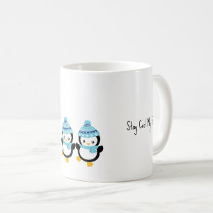 Caneca De Café Fique Fresco Meu Amigo Pinguins