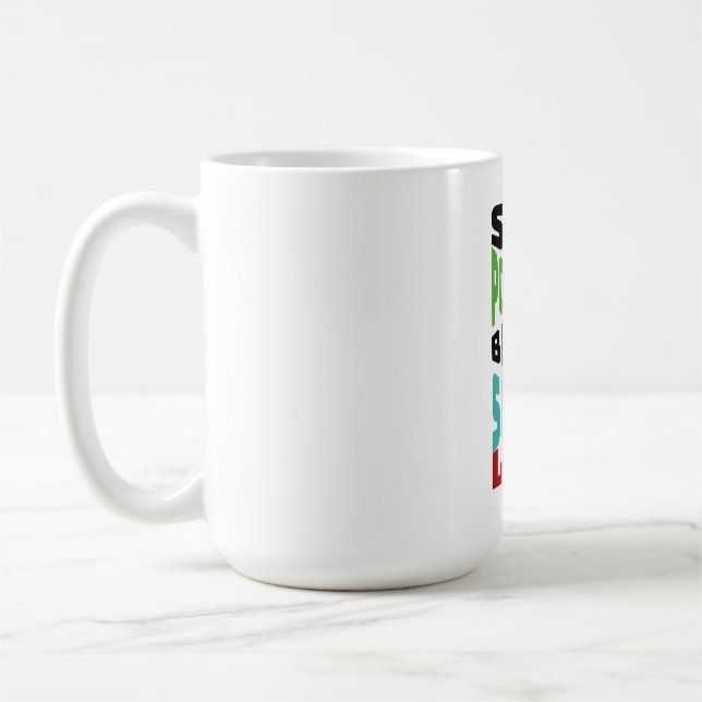 Caneca De Café Fique Positivo (Esquerda)