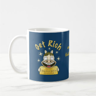 Caneca De Café Fique Rico Hoje_Companheiro de Asa da Riqueza Pône