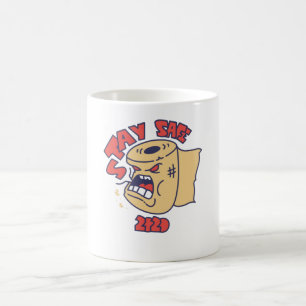 Caneca De Café Fique seguro 2020