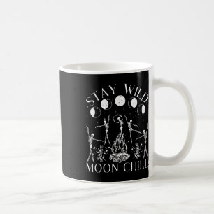Caneca De Café Fique Selvagem Criança Engraçado Esqueleto Dançand