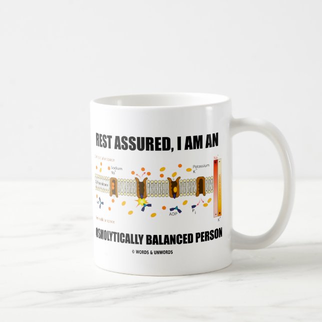Caneca De Café Fique Tranquilo, Eu Sou Uma Pessoa Osmoliticamente (Direita)