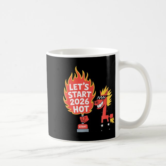 Caneca De Café Fire Year Of The Horse – Chinese Zodiac New Year 2 (Direita)