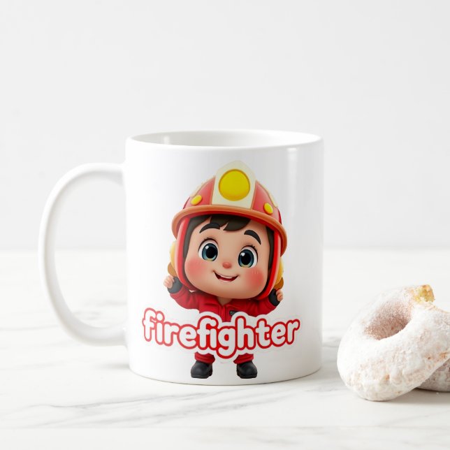 Caneca De Café firefighter - feuerwehr geschenkidee tasse (Com Donut)