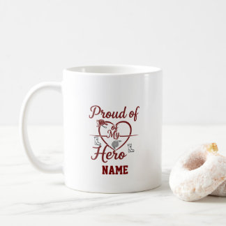 Caneca De Café Firefighter Wife Custom Name Mug