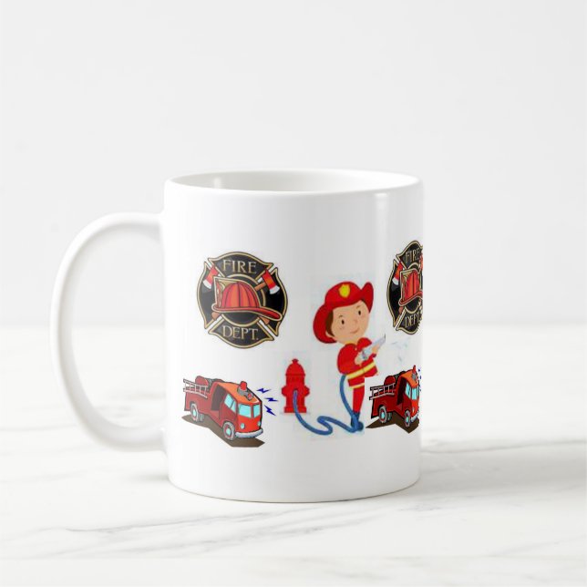 Caneca De Café FireTruck Mug (Esquerda)