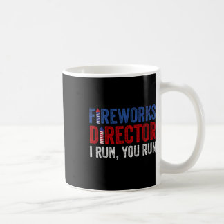 Caneca De Café Fireworks Diretor Shirt Engraçado 4 De Julho De Fo