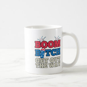 Caneca De Café Fireworks Disparando Diretor de Sistema Funny Boom