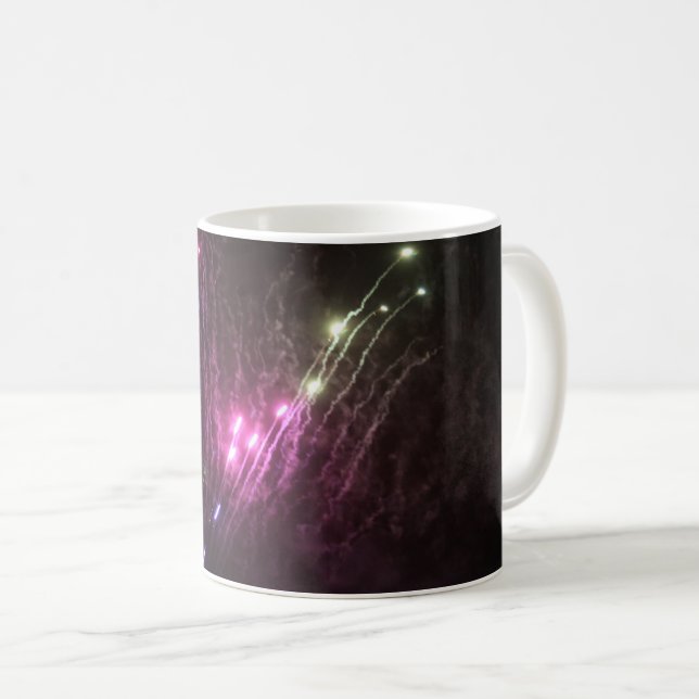Caneca De Café Fireworks Mug (Frente Esquerda)