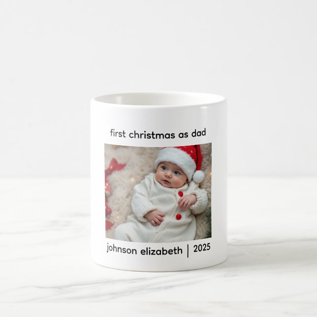 Caneca De Café First Christmas As Dad Mug (Centro)
