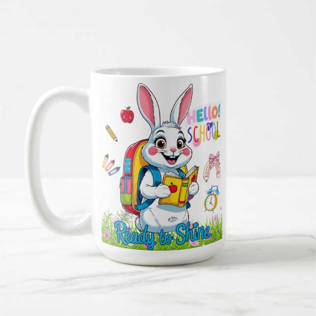 Caneca De Café First Grade Fuel – Ready to Shine! (Esquerda)