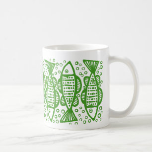 Caneca De Café Fish - Avocado Verde